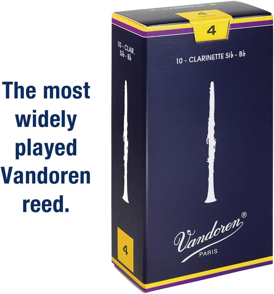 imageVandoren CR103 Bb Clarinet Traditional Reeds Strength 3 Box of 104