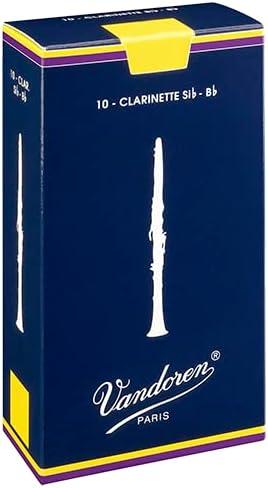 imageVandoren CR103 Bb Clarinet Traditional Reeds Strength 3 Box of 10Strength 5