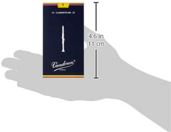 imageVandoren CR113 Eb Clarinet Traditional Reeds Strength 3 Box of 10Strength 1