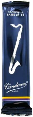 imageVandoren CR123 Bass Clarinet Traditional Reeds Strength 3 Box of 5Modern