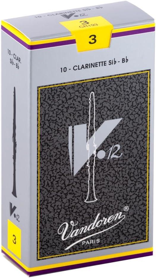 imageVandoren CR193 Bb Clarinet V12 Reeds Strength 3 Box of 103