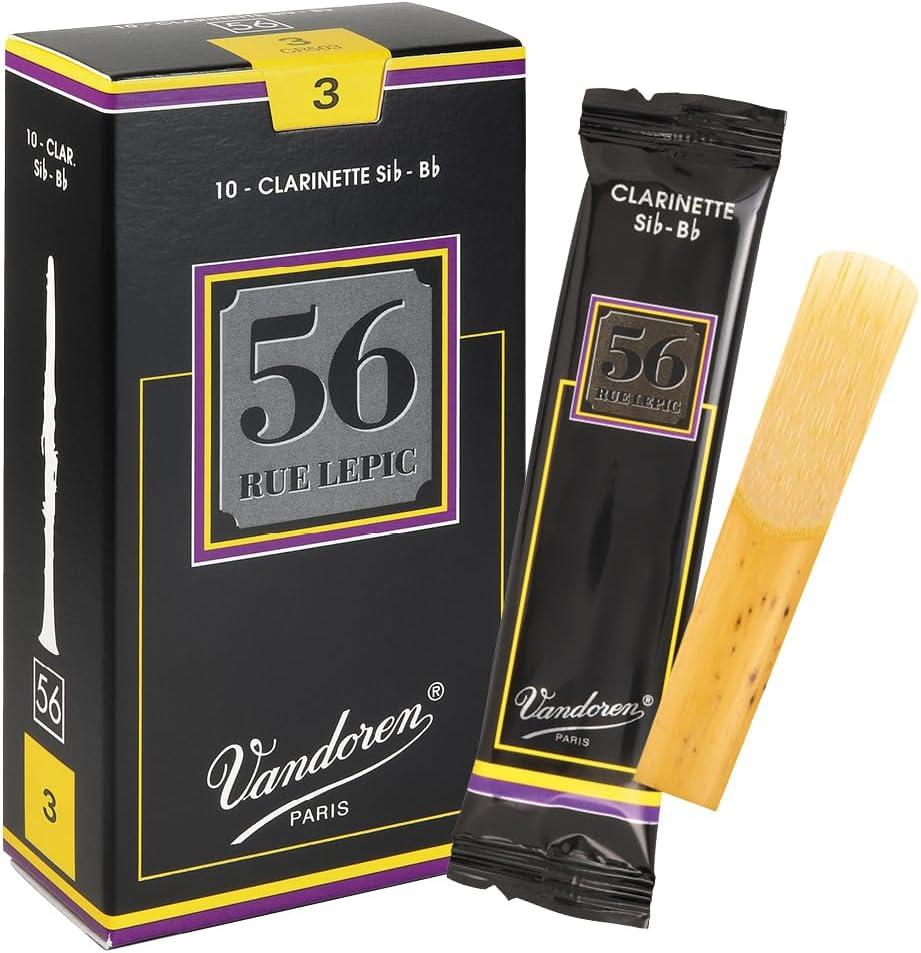 imageVandoren CR5035 Bb Clarinet 56 Rue Lepic Reeds Strength 35 Box of 10Strength 3