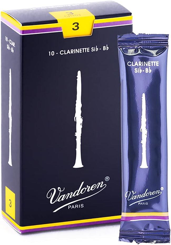 imageVandoren CR5035 Bb Clarinet 56 Rue Lepic Reeds Strength 35 Box of 10Strength 3
