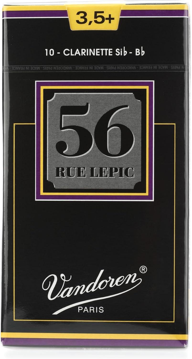 imageVandoren CR5035 Bb Clarinet 56 Rue Lepic Reeds Strength 35 Box of 10Strength 35