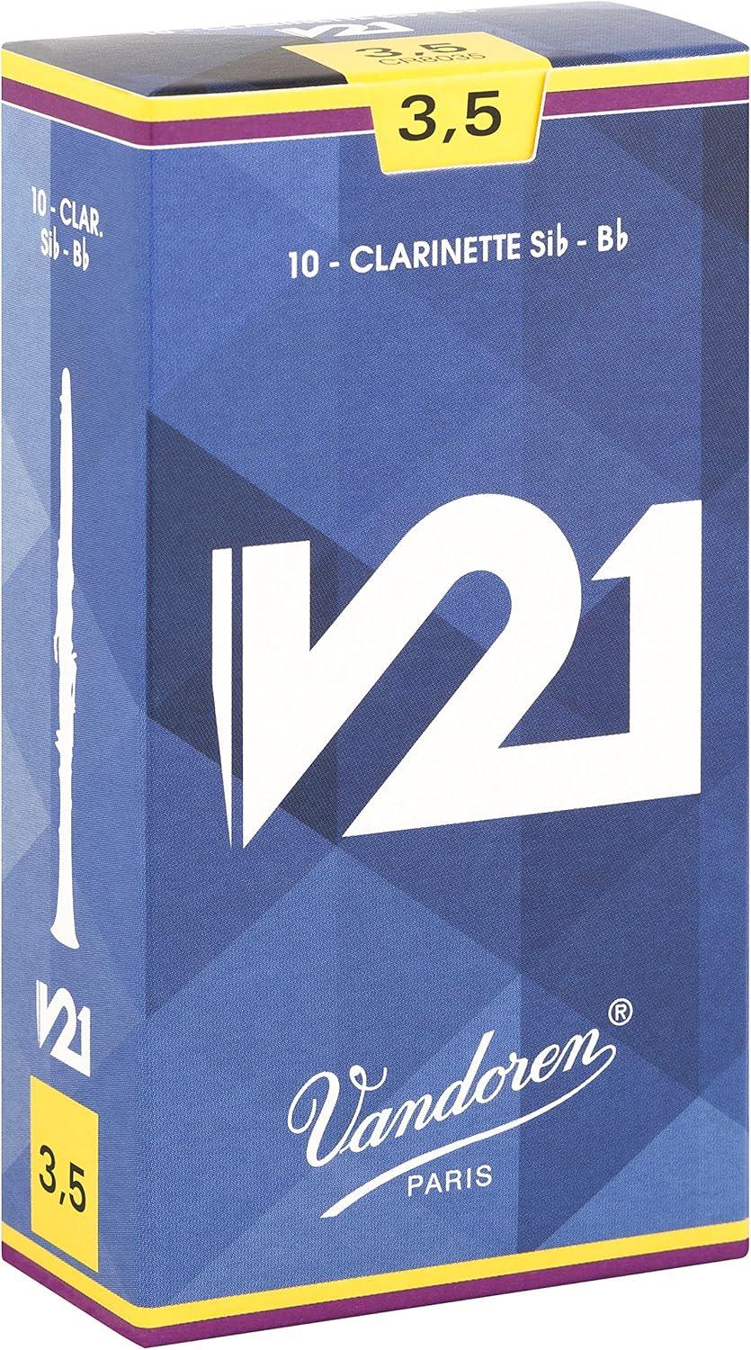 imageVandoren CR5035 Bb Clarinet 56 Rue Lepic Reeds Strength 35 Box of 10Strength 35
