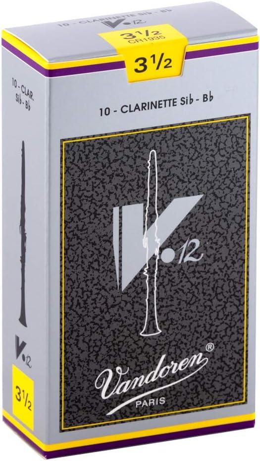 imageVandoren CR5035 Bb Clarinet 56 Rue Lepic Reeds Strength 35 Box of 10Strength 35