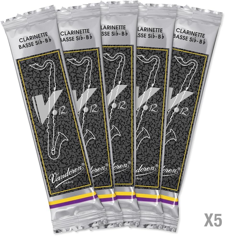 imageVandoren CR623 Bass Clarinet V12 Reeds Strength 3 Box of 5Strength 25
