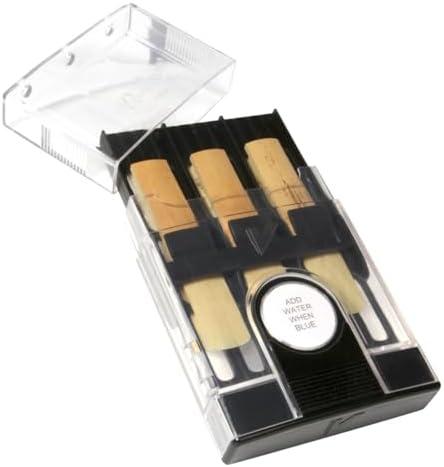 imageVandoren HRC20 Hygro Case for Bass ClarinetTenorBaritone Saxophone for 6 Reeds black LargeRegular