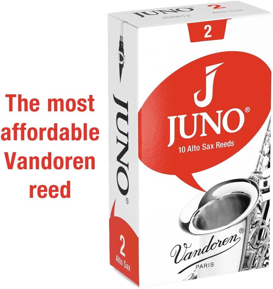 imageVandoren JUNO Alto Saxophone Reeds Strength 25 Box of 10 JSR6125Reed Strength 2