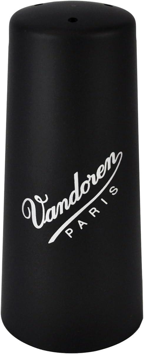 imageVandoren LC07P Optimum Ligature and Plastic Cap for Alto Saxophone Gilded with 3 Interchangeable Pressure Plates BlackAlto Clarinet