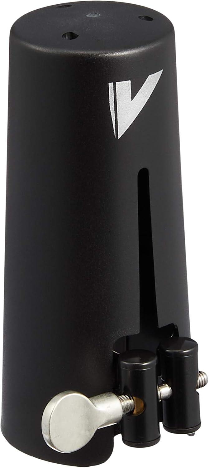 imageVandoren LC51PP MO Ligature and Plastic Cap for Bb Clarinet Pewter FinishBlack