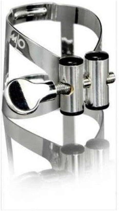 imageVandoren LC51PP MO Ligature and Plastic Cap for Bb Clarinet Pewter FinishSilver