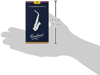 imageVandoren SR213 Alto Sax Traditional Reeds Strength 3 Box of 10Strength 2