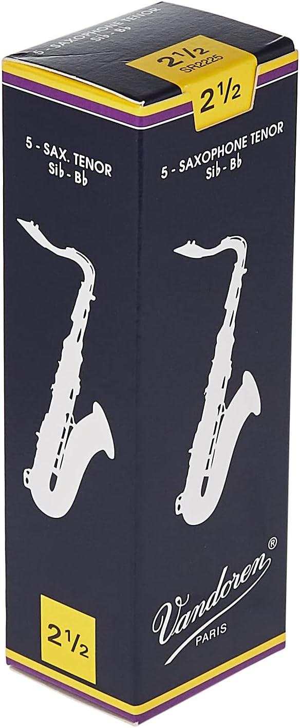 imageVandoren SR243 Bari Sax Traditional Reeds Strength 3 Box of 5Strength 25