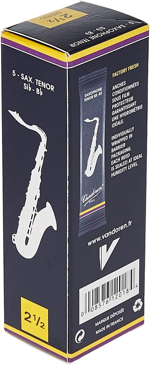 imageVandoren SR243 Bari Sax Traditional Reeds Strength 3 Box of 5Strength 25