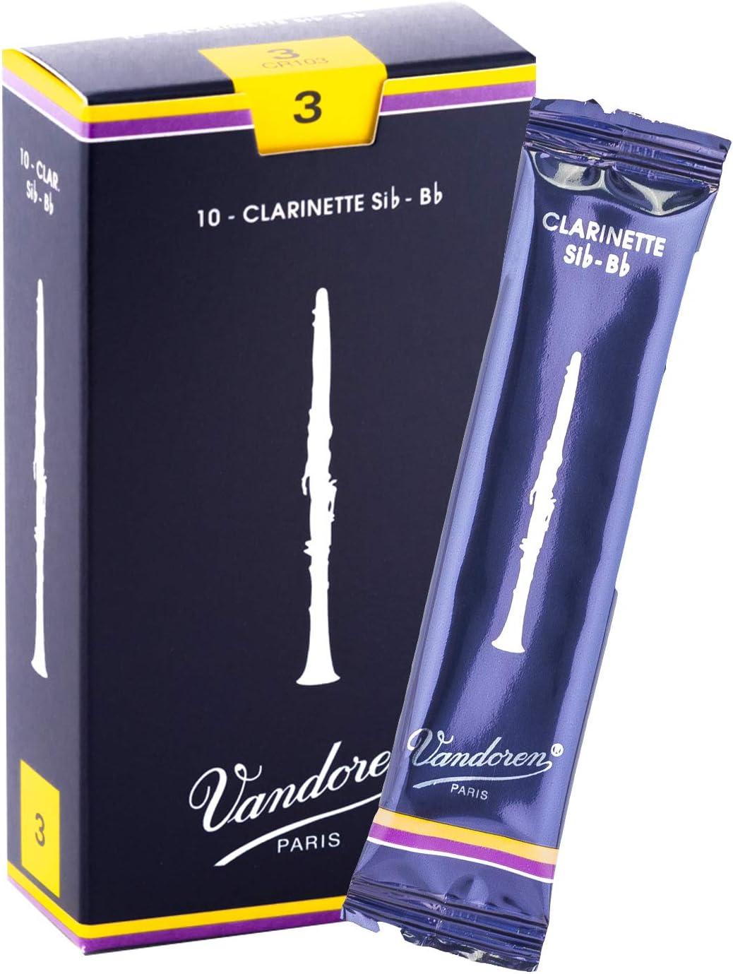 imageVandoren SR243 Bari Sax Traditional Reeds Strength 3 Box of 5Strength 3