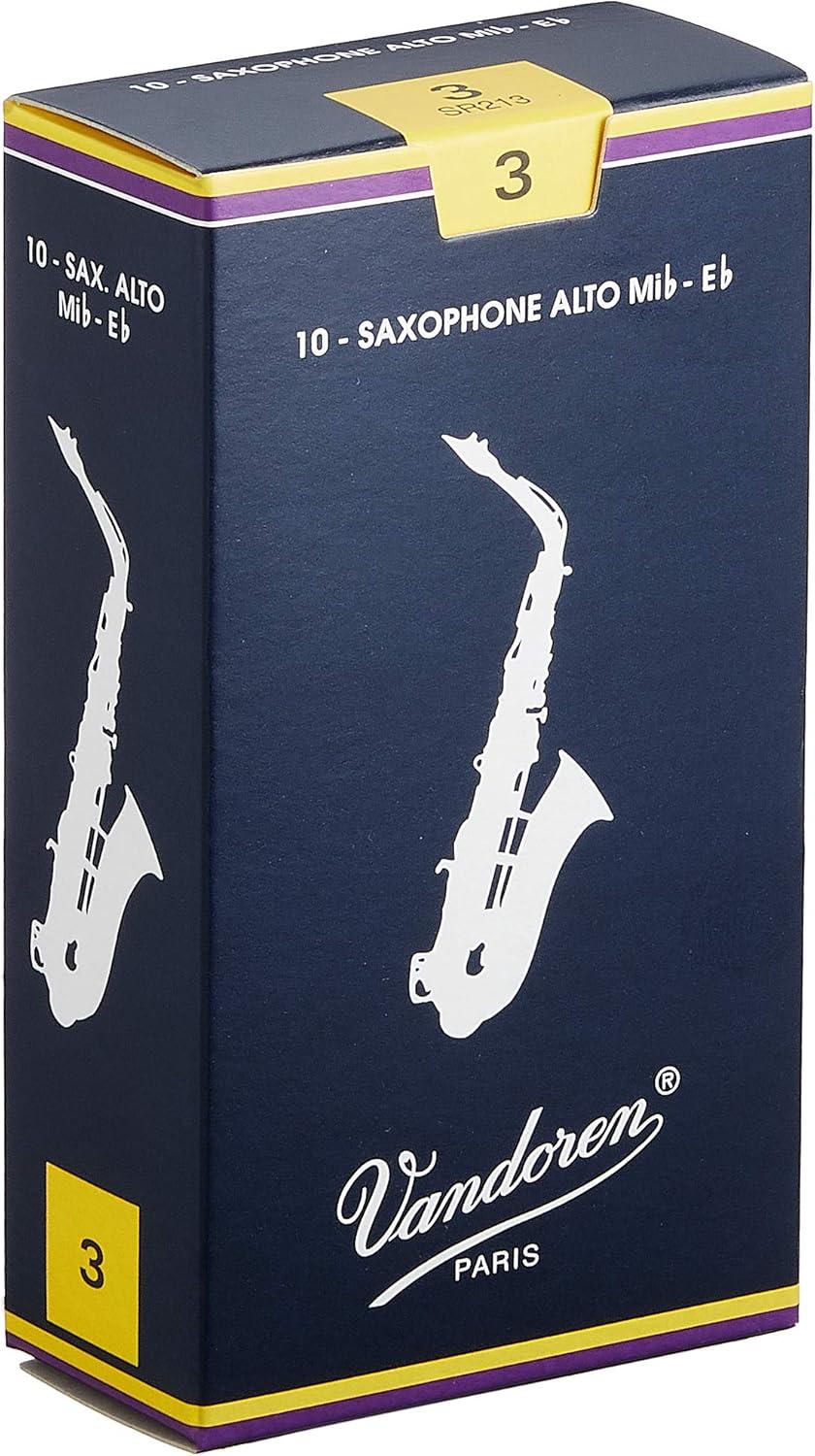 imageVandoren SR243 Bari Sax Traditional Reeds Strength 3 Box of 5Strength 35