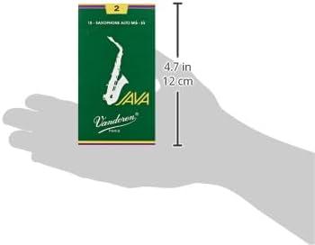 imageVandoren SR263 Alto Sax JAVA Reeds Strength 3 Box of 10Strength 2
