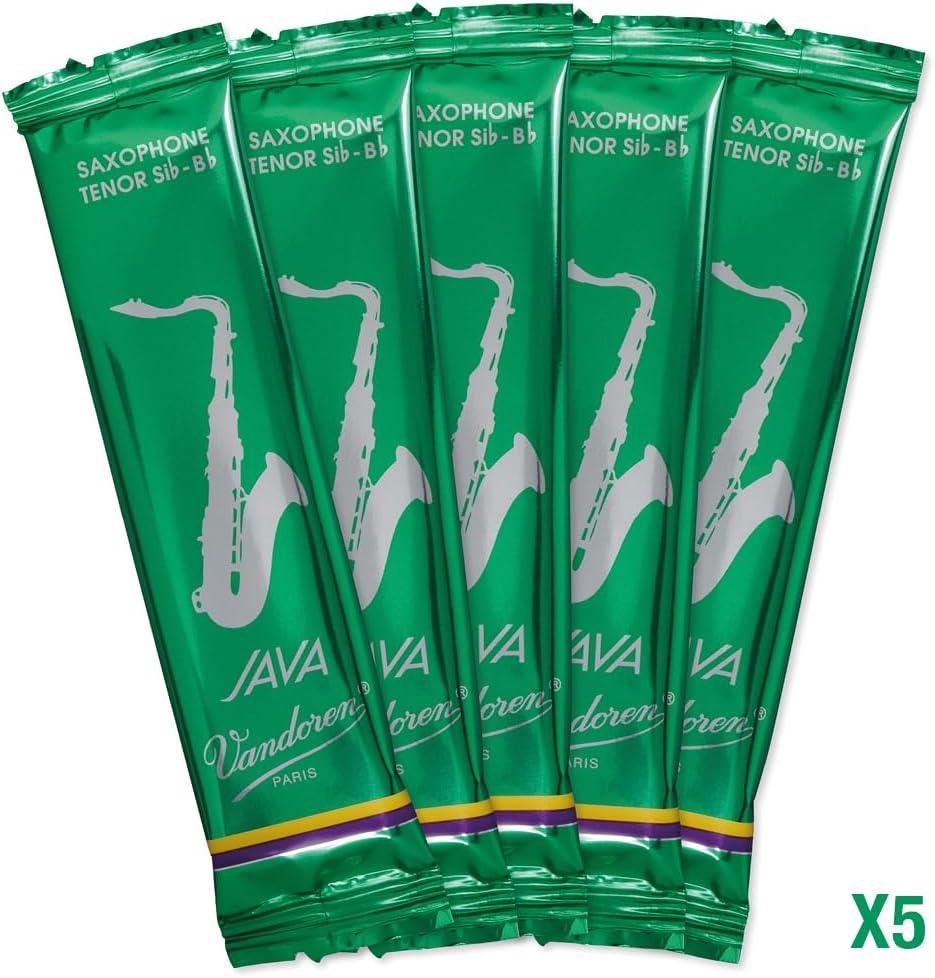 imageVandoren SR273 Tenor Sax JAVA Reeds Strength 3 Box of 5Strength 3
