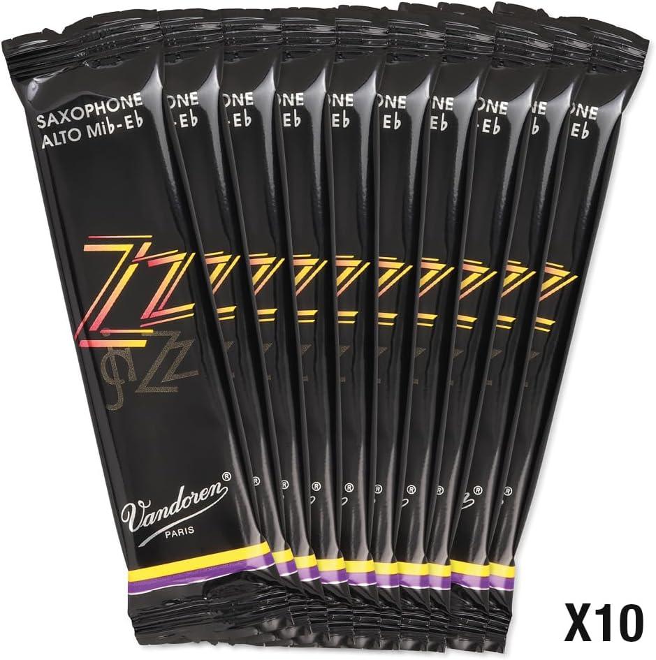 imageVandoren SR413 Alto Sax ZZ Reeds Strength 3 Box of 10Strength 2