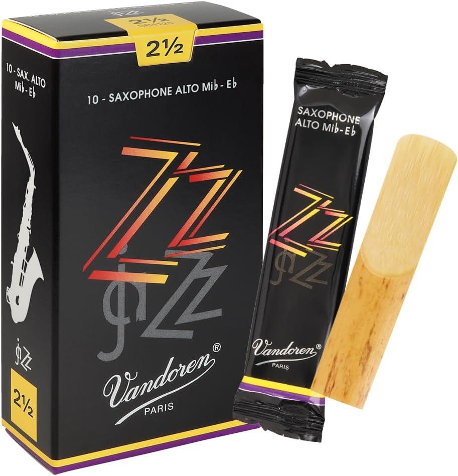 imageVandoren SR413 Alto Sax ZZ Reeds Strength 3 Box of 10Strength 25
