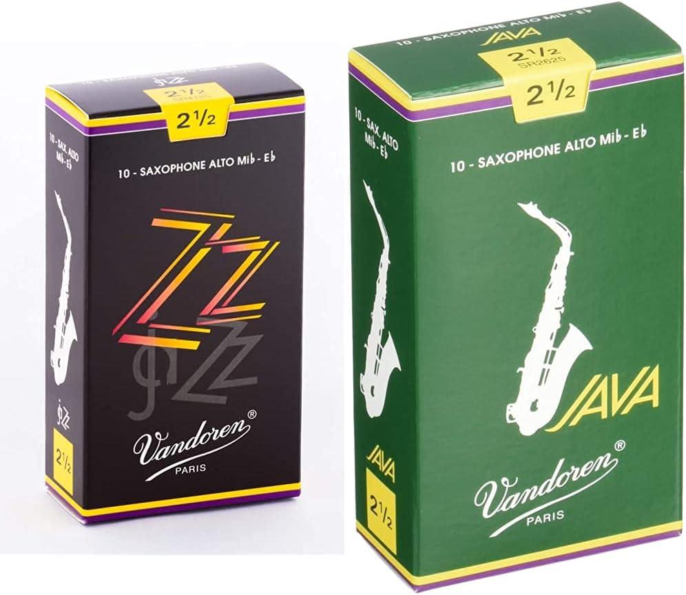 imageVandoren SR413 Alto Sax ZZ Reeds Strength 3 Box of 10Strength 25