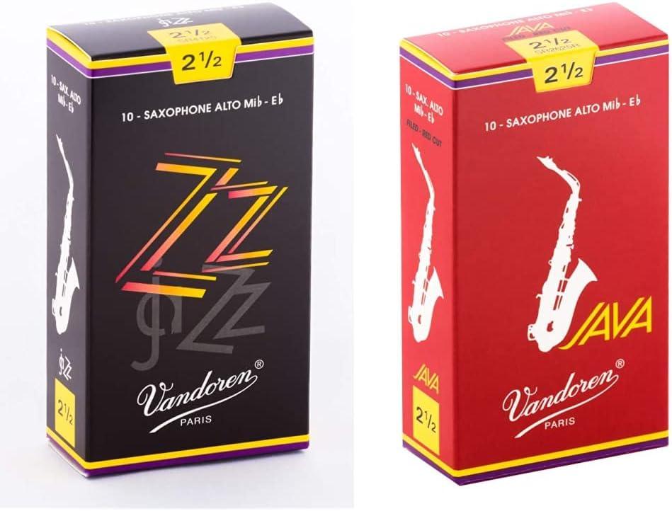 imageVandoren SR413 Alto Sax ZZ Reeds Strength 3 Box of 10Strength 25