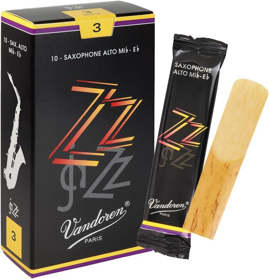 imageVandoren SR413 Alto Sax ZZ Reeds Strength 3 Box of 10Strength 3