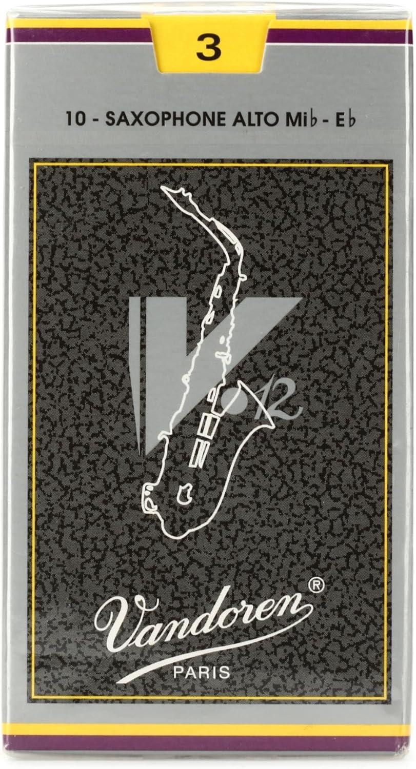 imageVandoren SR613 Alto Sax V12 Reeds Strength 3 Box of 10Strength 3