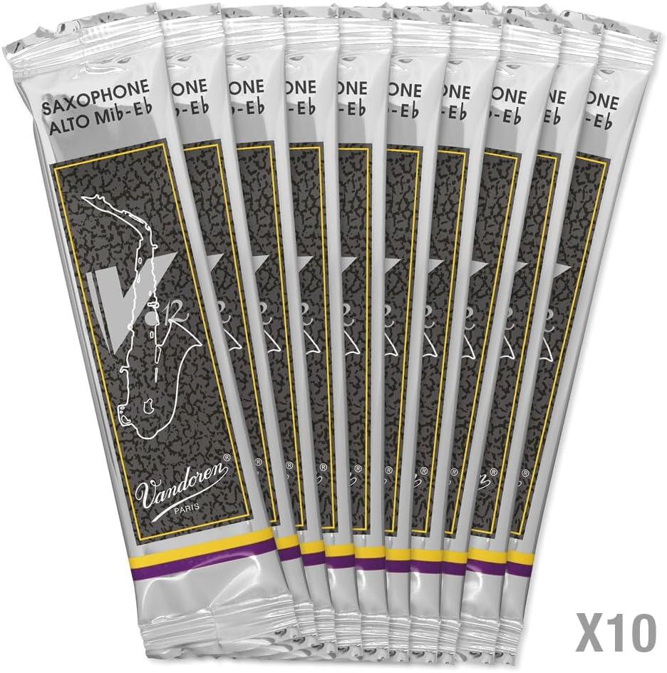 imageVandoren SR613 Alto Sax V12 Reeds Strength 3 Box of 10Strength 35