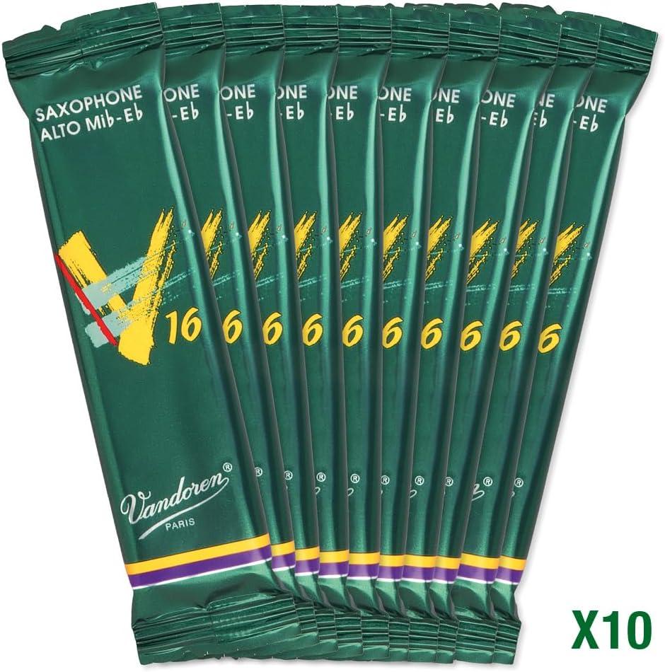 imageVandoren SR703 Alto Sax V16 Reeds Strength 3 Box of 10Strength 25