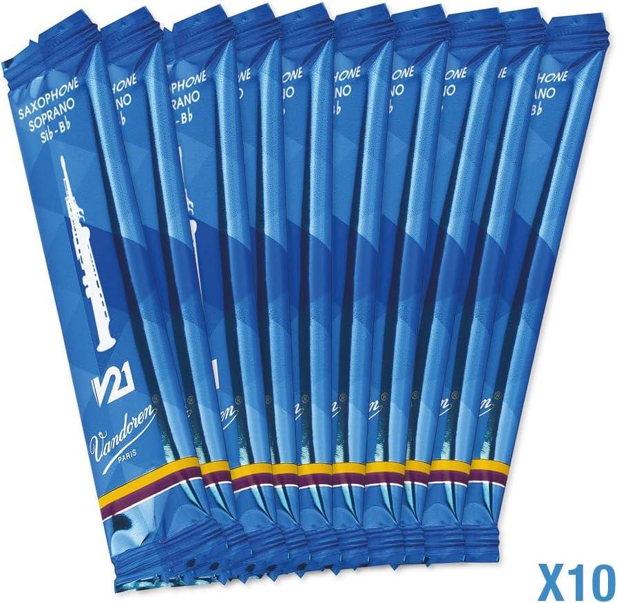 imageVandoren SR803 Sop Sax V21 Reeds Strength 3 Box of 10