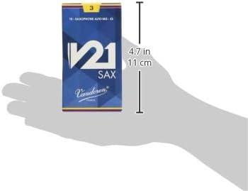 imageVandoren SR813 Alto Saxophone V21 Reeds Strength 3 Box of 10Strength 3