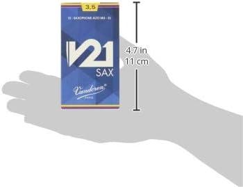 imageVandoren SR813 Alto Saxophone V21 Reeds Strength 3 Box of 10Strength 35