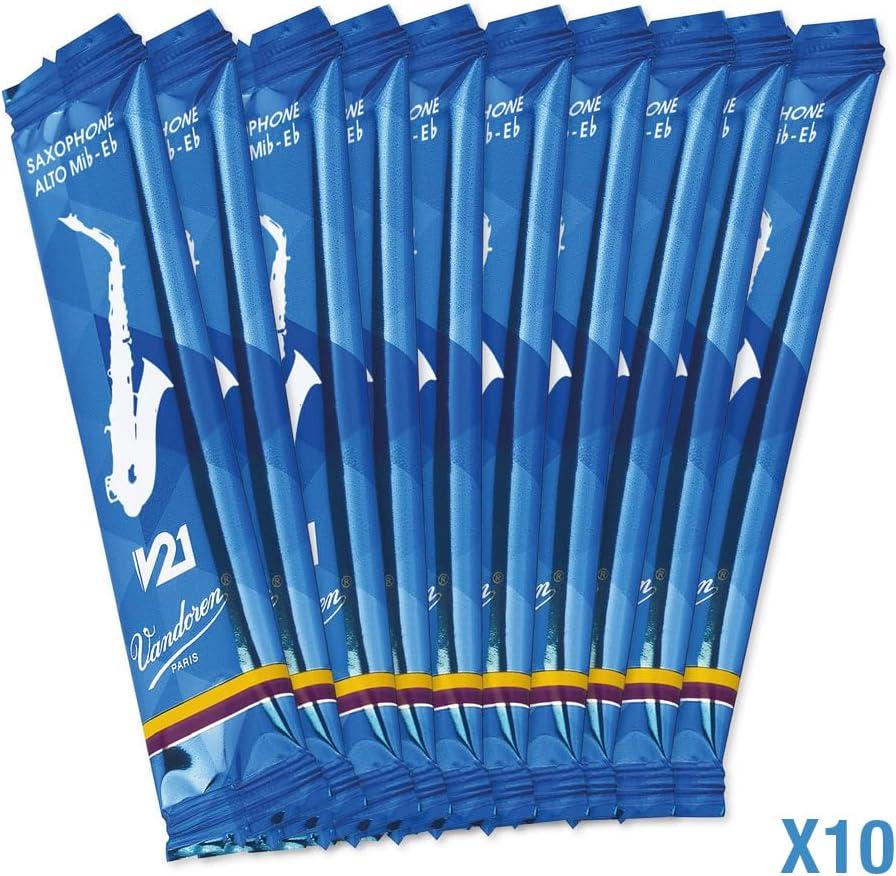 imageVandoren SR813 Alto Saxophone V21 Reeds Strength 3 Box of 10Strength 35