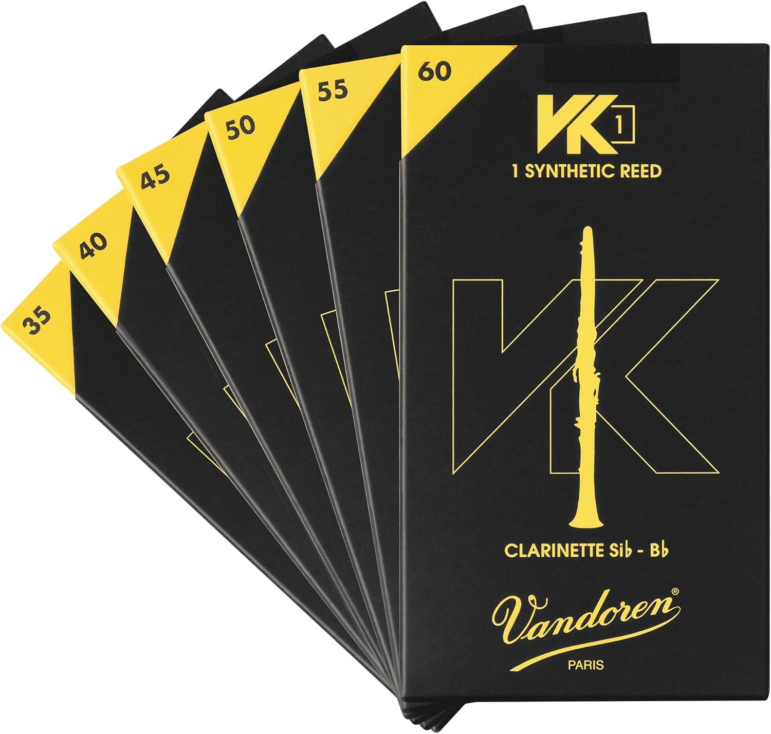 imageVandoren VK1 Bb Clarinet Synthetic Reed 35Strength 45