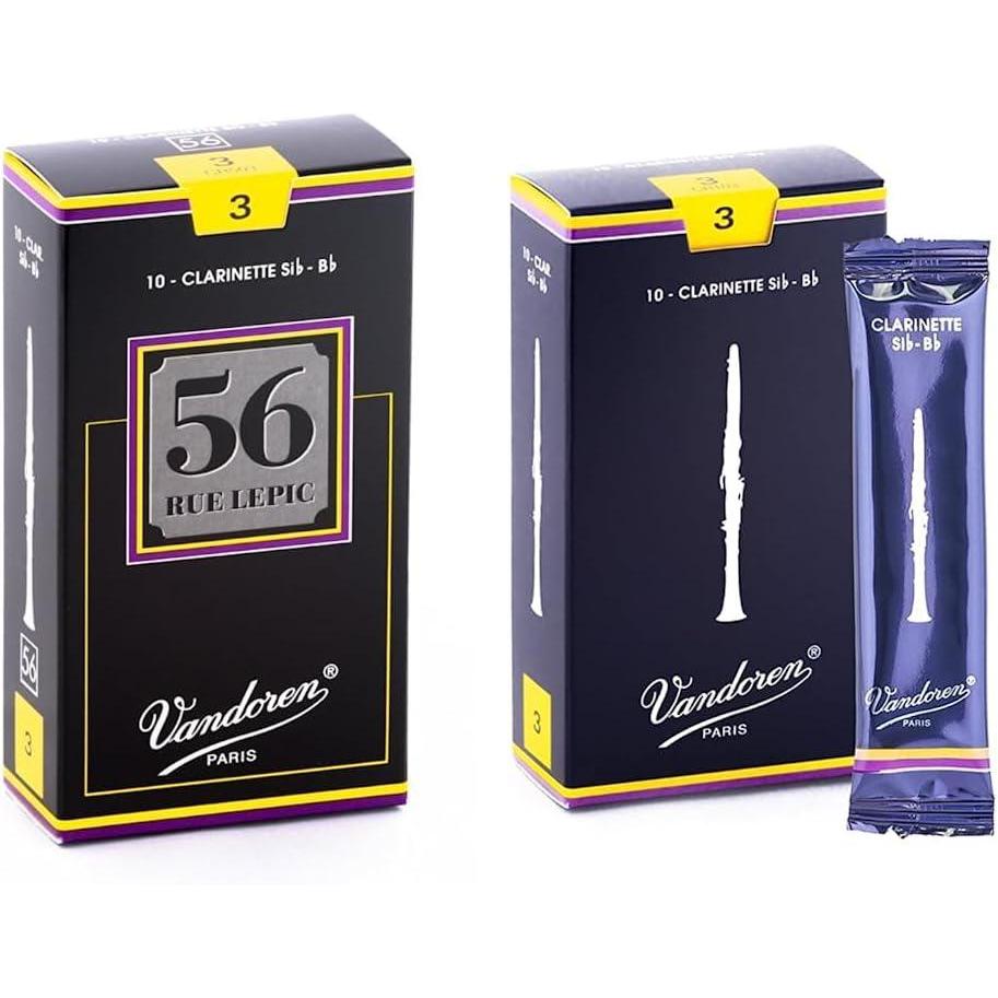 imageVandoren CR5035 Bb Clarinet 56 Rue Lepic Reeds Strength 35 Box of 10Strength 3
