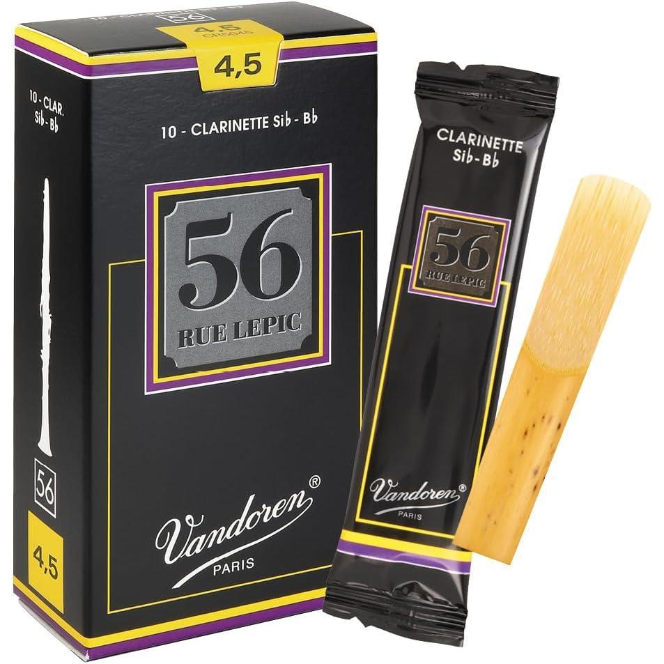 imageVandoren CR5035 Bb Clarinet 56 Rue Lepic Reeds Strength 35 Box of 10Strength 45