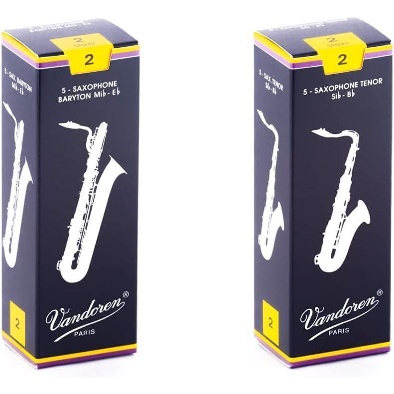 imageVandoren SR243 Bari Sax Traditional Reeds Strength 3 Box of 5Strength 2
