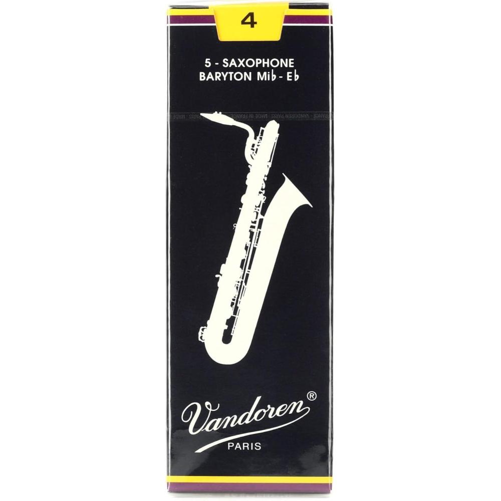 imageVandoren SR243 Bari Sax Traditional Reeds Strength 3 Box of 5Strength 4