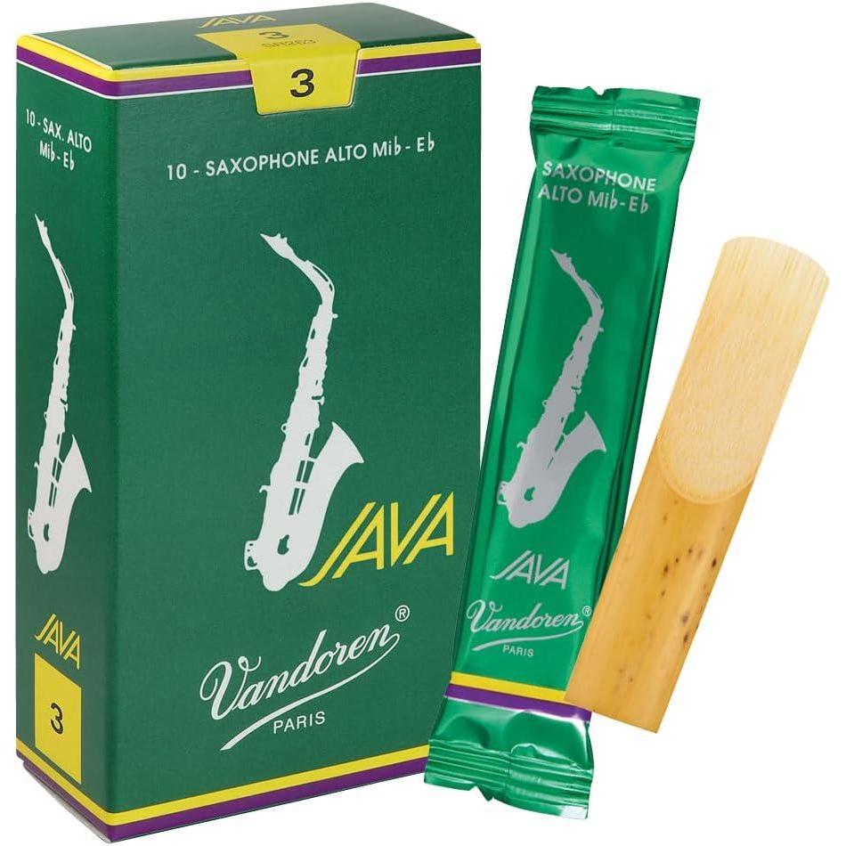 imageVandoren SR263 Alto Sax JAVA Reeds Strength 3 Box of 10Strength 3