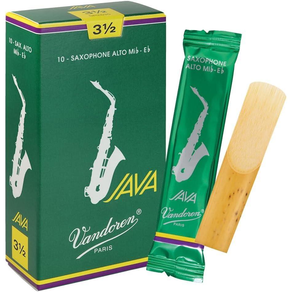 imageVandoren SR263 Alto Sax JAVA Reeds Strength 3 Box of 10Strength 35