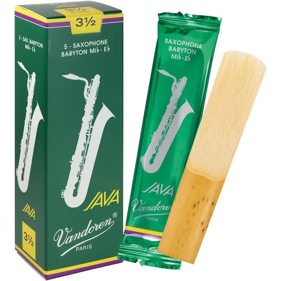 imageVandoren SR343 Bari Sax JAVA Reeds Strength 3 Box of 5Strength 35
