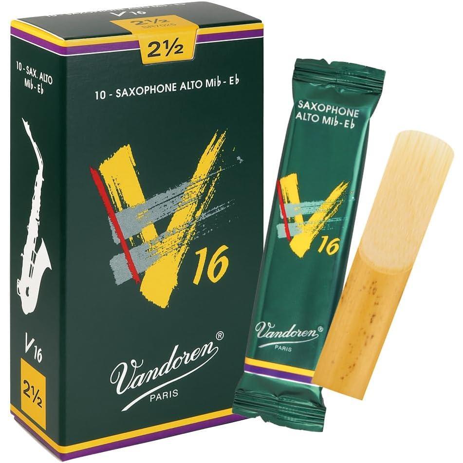 imageVandoren SR703 Alto Sax V16 Reeds Strength 3 Box of 10Strength 25