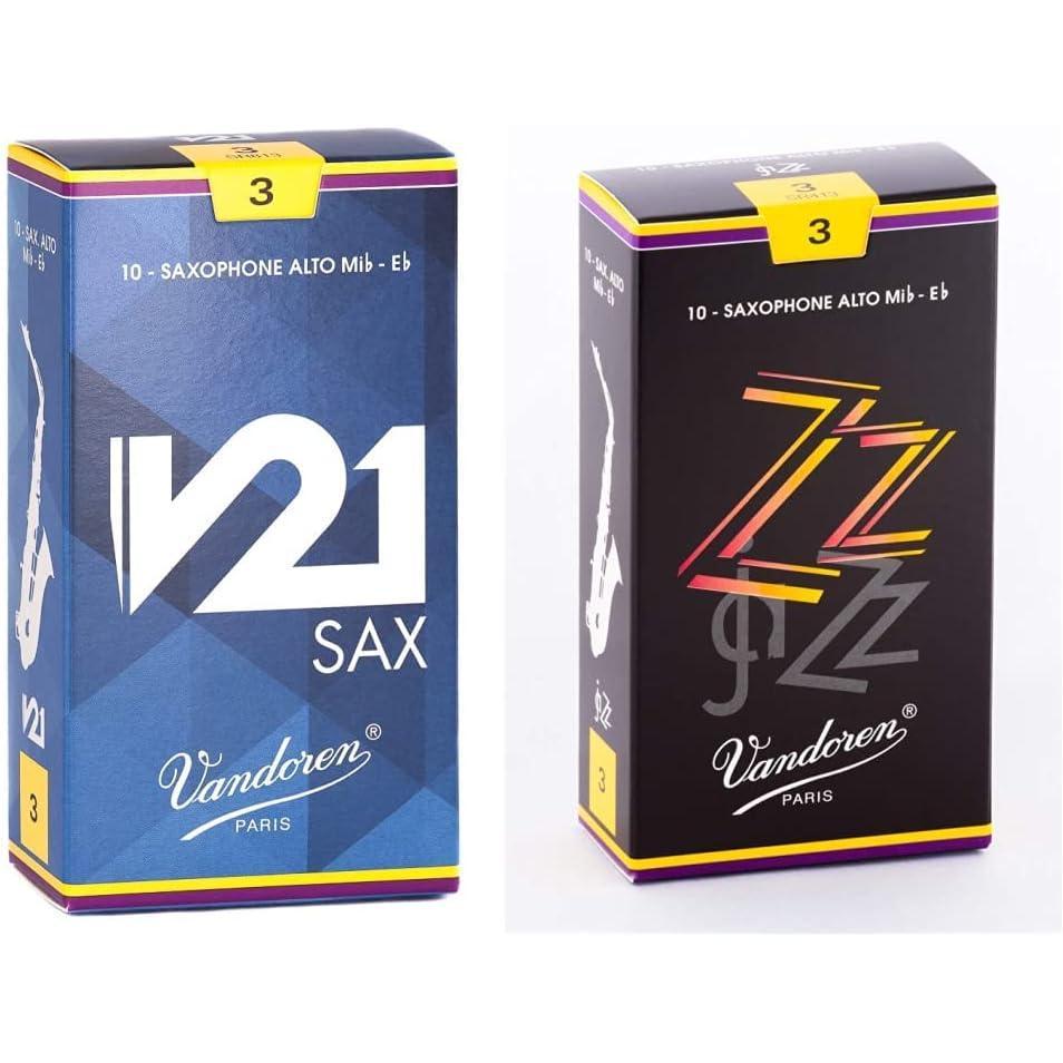 imageVandoren SR813 Alto Saxophone V21 Reeds Strength 3 Box of 10Strength 3