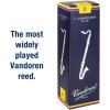 imageVandoren CR123 Bass Clarinet Traditional Reeds Strength 3 Box of 5Strength 2