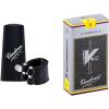 imageVandoren LC21P Leather Ligature and Plastic Cap for Bb Clarinet with 3 Interchangeable Pressure PlatesBb Clarinet