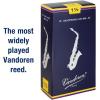 imageVandoren SR213 Alto Sax Traditional Reeds Strength 3 Box of 10Strength 15