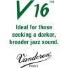 imageVandoren SR703 Alto Sax V16 Reeds Strength 3 Box of 10Strength 4