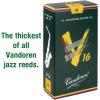 imageVandoren SR703 Alto Sax V16 Reeds Strength 3 Box of 10Strength 4